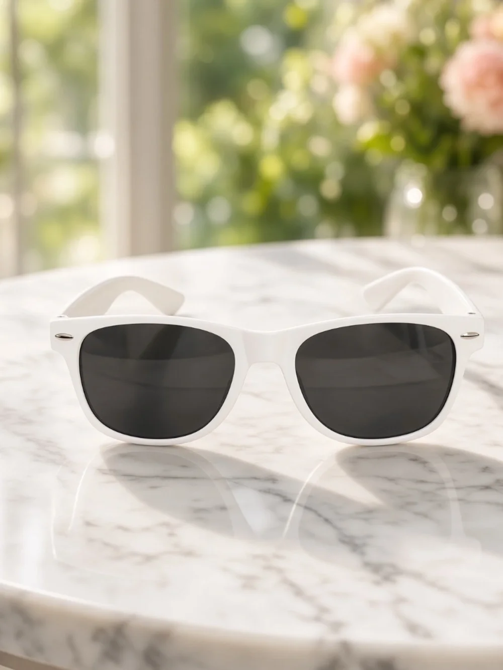 White Wireless Sunglasses NWOT